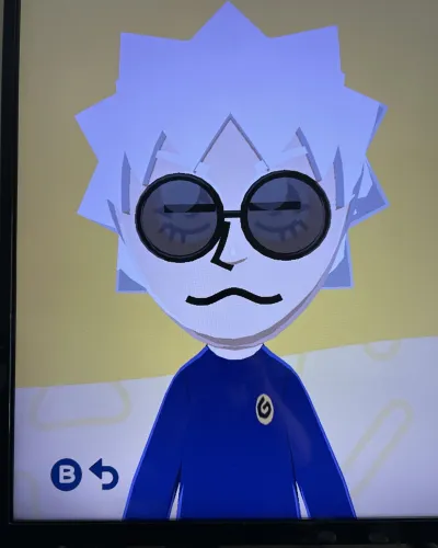Mii portrait of Satoru Gojo