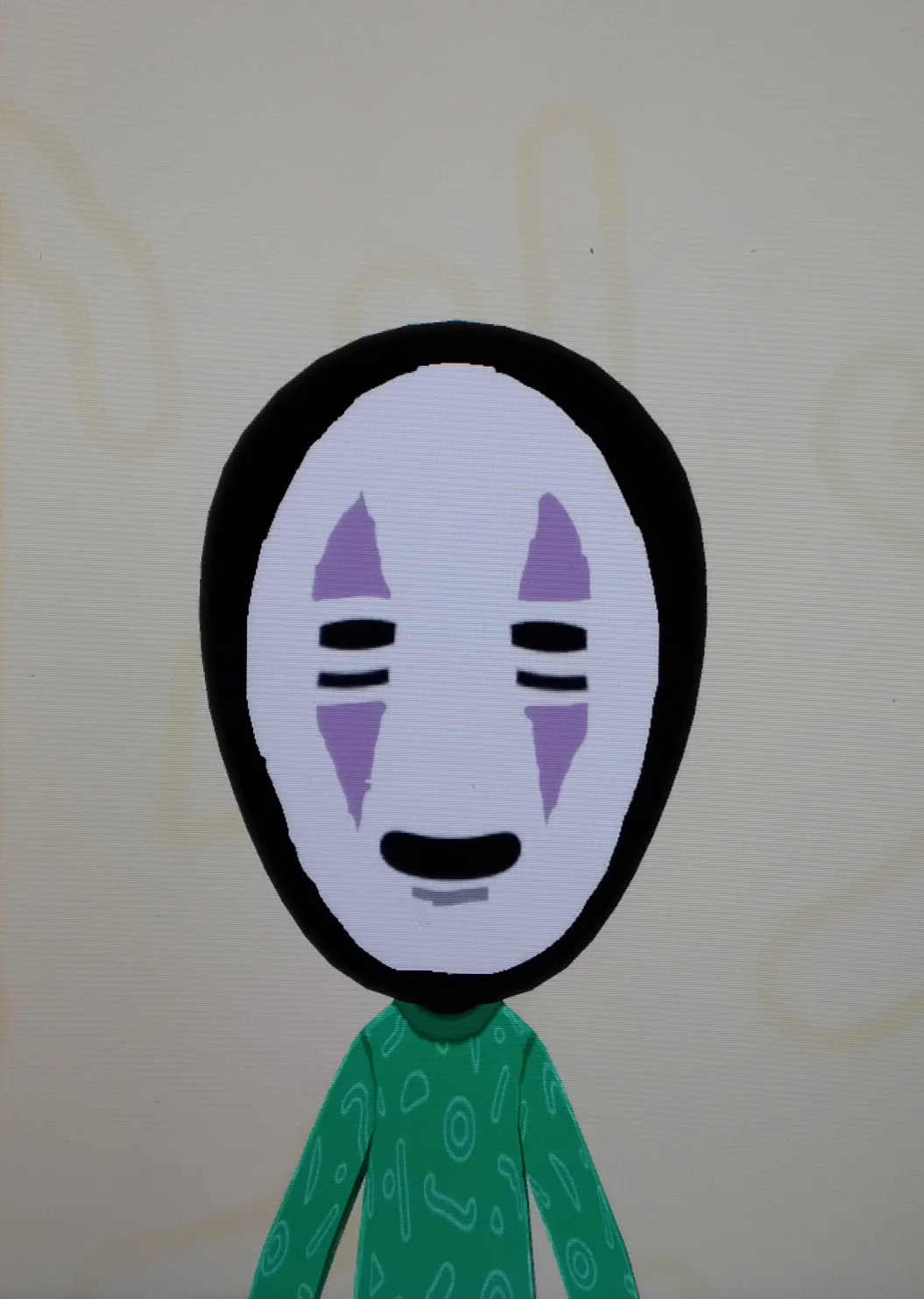 Mii portrait of no-face
