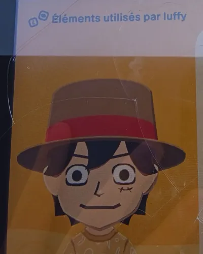 Mii-Porträt von Luffy