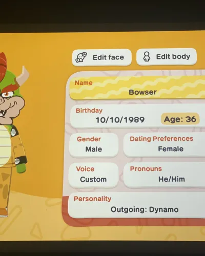 Mii-Porträt von Bowser
