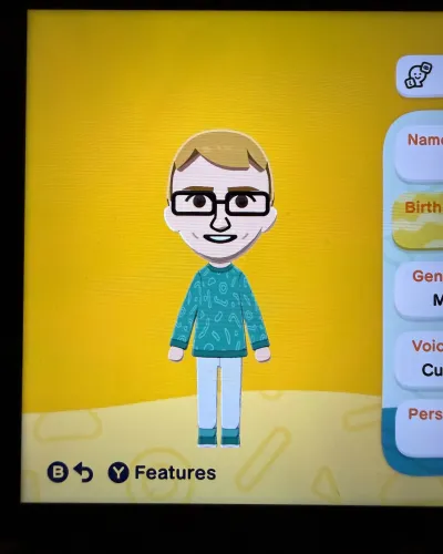 Mii-Porträt von Hank Green