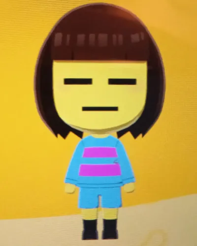 Mii portrait of Frisk