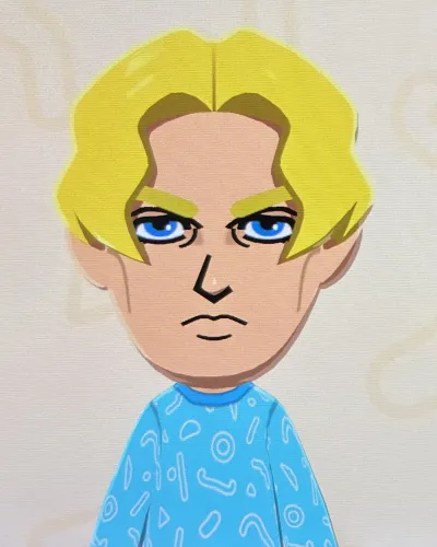 Mii portrait of Kira Yoshikage