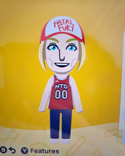 Mii portrait of Terry Bogard