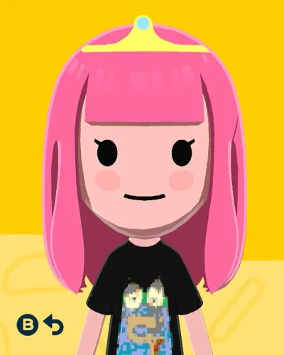 Mii-Porträt von Princess Bubblegum