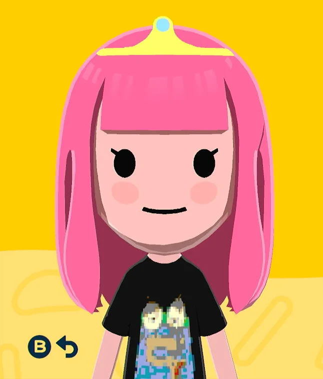 Mii-Porträt von Princess Bubblegum