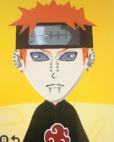 Mii portrait of Pain Akatsuki