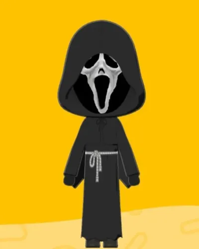 Mii-Porträt von Ghostface