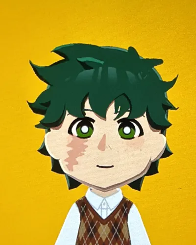 Mii-Porträt von Izuku Midoriya