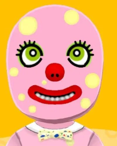 Mii portrait of Mr Blobby
