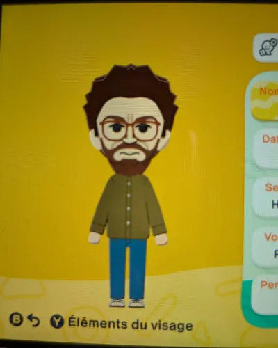 Mii-Porträt von Charlie Kaufman