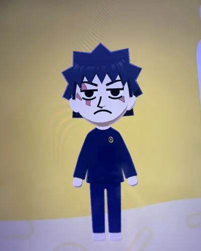 Mii-Porträt von Megumi Fushiguro