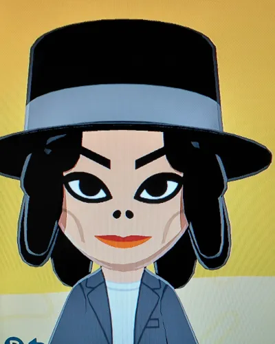 Mii-Porträt von Michael Jackson