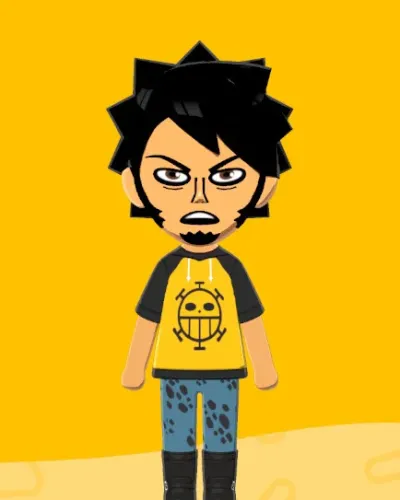 Mii-Porträt von Trafalgar Law (One Piece)