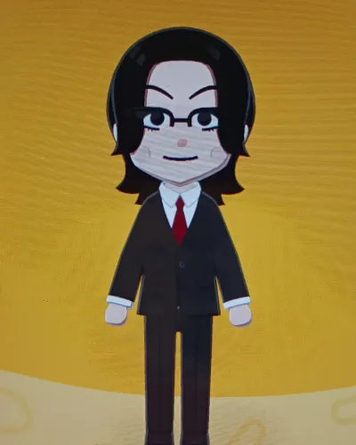 Mii portrait of Michael Jackson