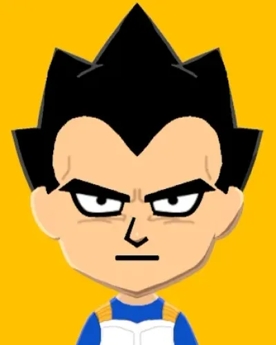 Mii-Porträt von Vegeta