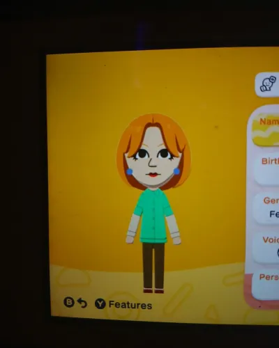 Mii portrait of Lois Griffin