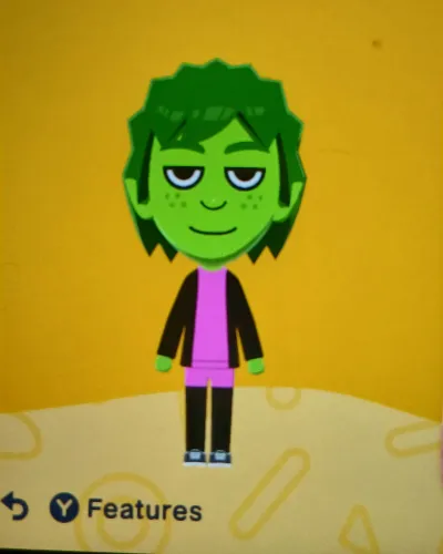 Mii portrait of Beast boy