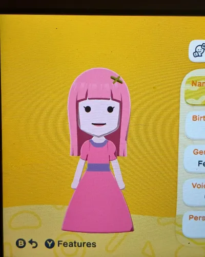 Mii portrait of Princess bubblegum