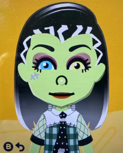 Mii-Porträt von Frankie Stein