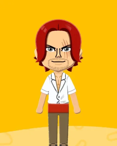 Mii-Porträt von Shanks (One Piece)