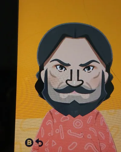 Mii-Porträt von Jack Black MINECRAFT