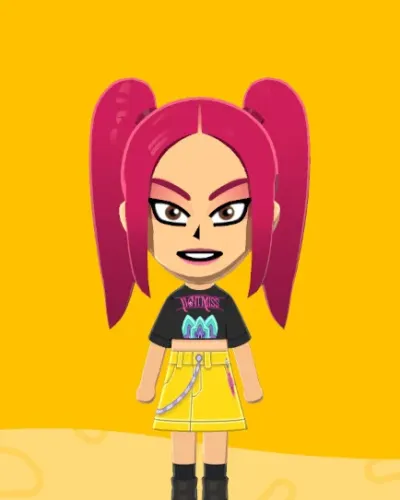 Mii-Porträt von Mira (KPop Demon Hunters)