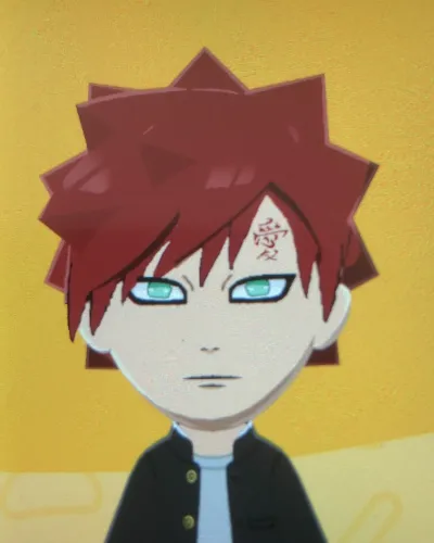 Mii-Porträt von Gaara Sabaku