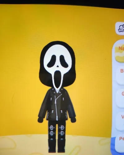 Mii-Porträt von Ghostface