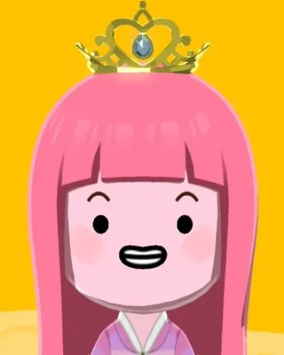 Mii-Porträt von Princess Bubblegum