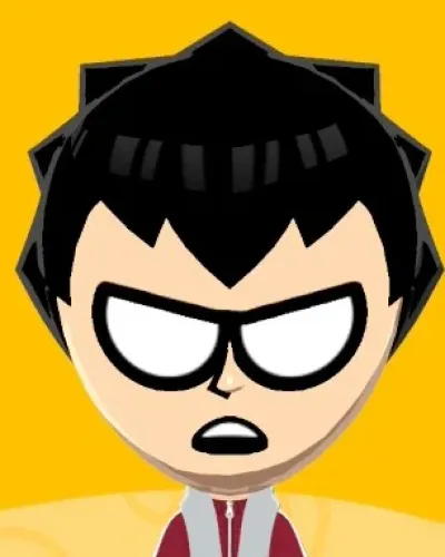 Mii-Porträt von Robin (Teen Titans)