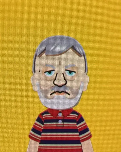Mii-Porträt von Slavoj Zizek