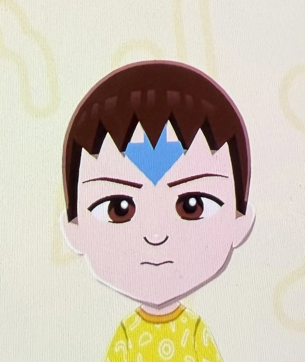 Mii-Porträt von Aang with hair