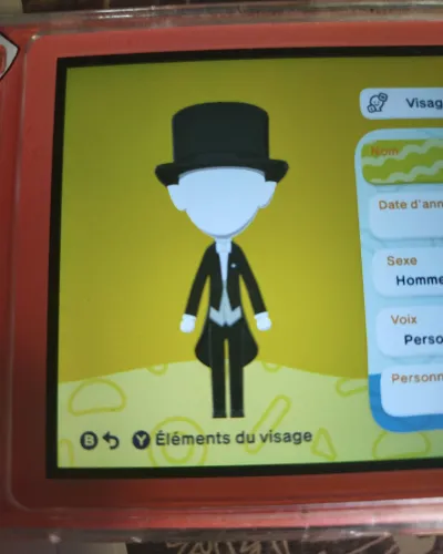 Mii portrait of Slenderman