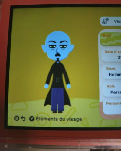 Mii portrait of Mégamind