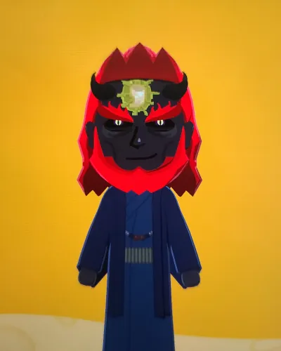 Mii-Porträt von Demon King Ganondorf