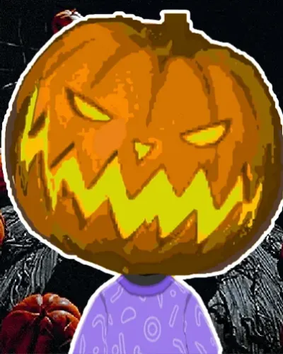 Mii-Porträt von Pumpkin King Jack Skellington