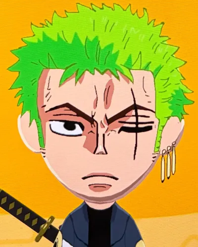 Mii-Porträt von Roronoa Zoro