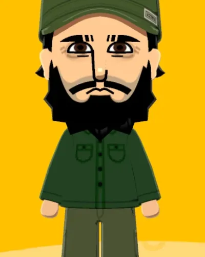 Mii-Porträt von Fidel Castro