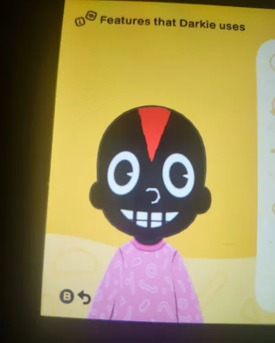 Mii portrait of Lil Darkie