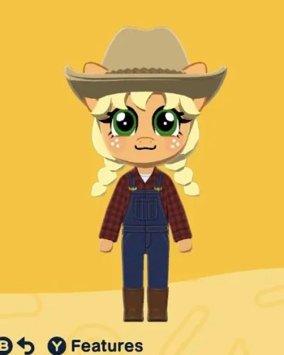 Mii-Porträt von Apple Jack