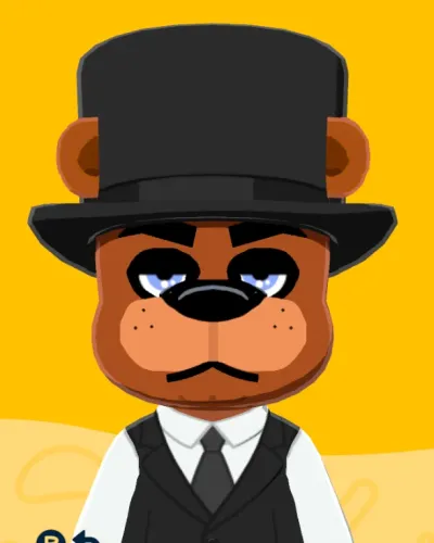 Mii-Porträt von Freddy Fazbear