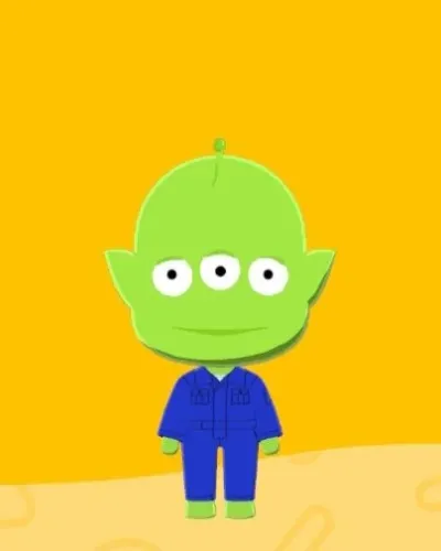 Mii-Porträt von Alien