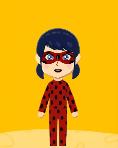 Mii-Porträt von Ladybug