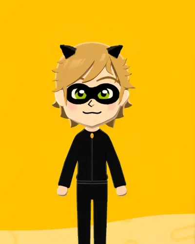 Mii-Porträt von Chat noir
