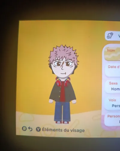 Mii-Porträt von Yuji Itadori