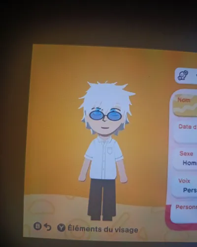 Mii-Porträt von Gojo Satoru