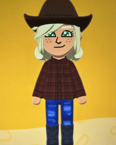 Mii portrait of Applejack