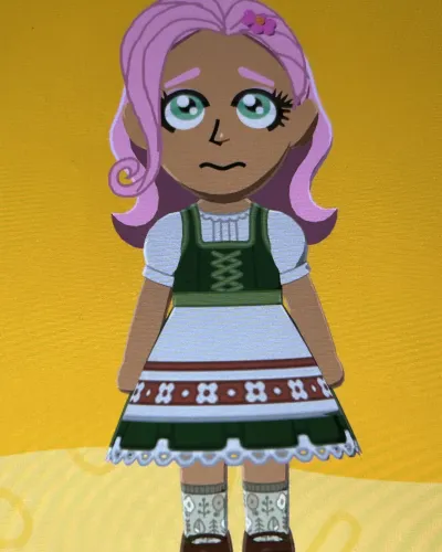 Mii portrait of Fluttershy