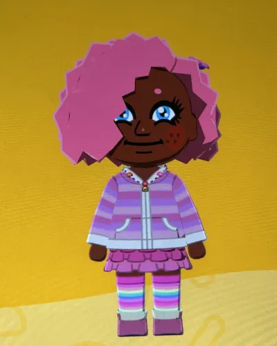 Mii portrait of Pinkie Pie